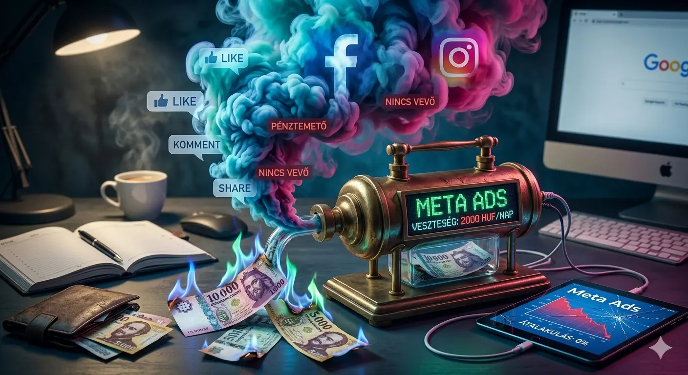 You are currently viewing A láthatatlan lájkvadászat ára: 5 ok, amiért a Meta Ads csak viszi a pénzed, de nem hoz vevőt